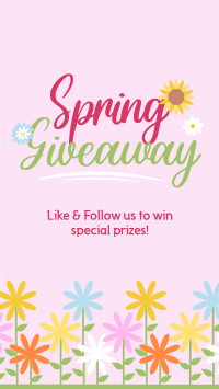 Hello Spring Giveaway Instagram Story