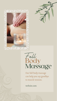 Luxe Body Massage Facebook Story