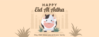 Eid Al Adha Cow Facebook Cover Image Preview