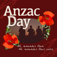 Rustic Anzac Day Instagram Post