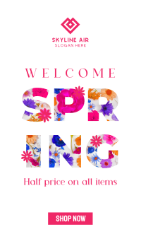 Modern Spring Sale TikTok Video Image Preview