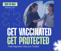 Get Hepatitis Vaccine Facebook Post