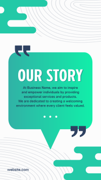 Professional Our Story Facebook Story Design