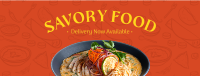 Savory Food Facebook Cover Image Preview