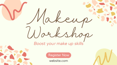 Abstract Beauty Workshop Facebook Event Cover Image Preview
