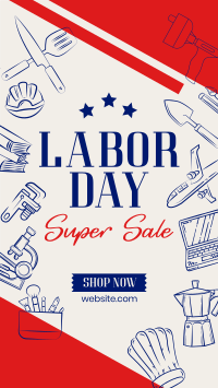 Labor Day Sale Facebook Story