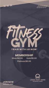 Fitness Gym Facebook Story Design