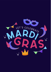 Mardi Gras Festival Flyer