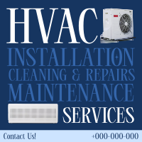 Editorial HVAC Service Linkedin Post Design