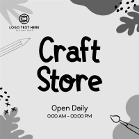 Craft Store Timings Instagram Post