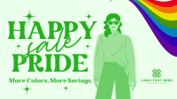 Modern Happy Pride Month Sale  Animation