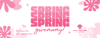 Spring Giveaway Facebook Cover
