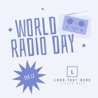 Happy World  Radio Day Linkedin Post