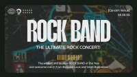 Minimalist Rock Band Video Design