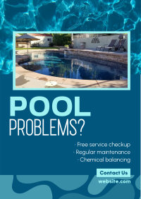 Pool Problems Maintenance Flyer