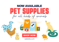 Quirky Pet Supplies Postcard