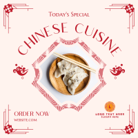 Chinese Cuisine Special Instagram Post