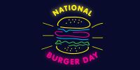 Neon Burger Twitter Post