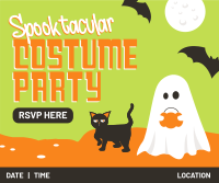 Halloween Costume Party Facebook Post