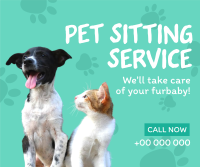 Pet Sitting Service Facebook Post