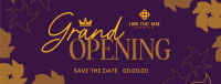 Crown Grand Opening Facebook Cover