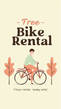 Free Bike Rental Instagram Reel