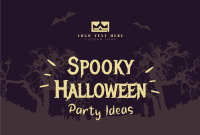 Spooky Halloween Pinterest Cover Design