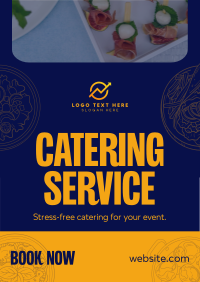 Minimalist Catering Poster
