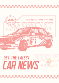 Car News Broadcast Poster