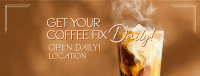 Coffee Pickup Daily Facebook Cover