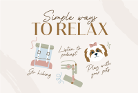 Cute Relaxation Tips Pinterest Cover