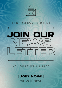 Modern Minimal Newsletter Flyer