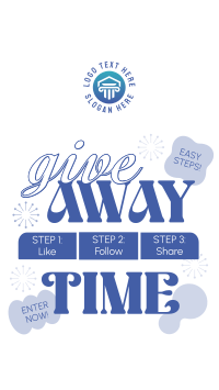 Simple Giveaway Steps TikTok Video