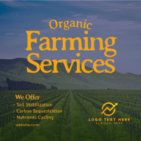 Organic Farming Instagram Post Design