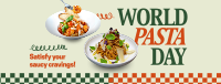 Playful Pasta Day Facebook Cover Image Preview