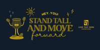 Move Forward Twitter Post Design