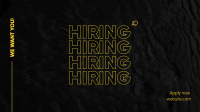We Want You Hired Facebook Event Cover