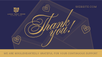 Elegant Thank You Facebook Event Cover