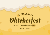 Virtual Oktoberfest Postcard