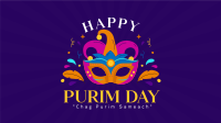 Purim Celebration Event Facebook Event Cover
