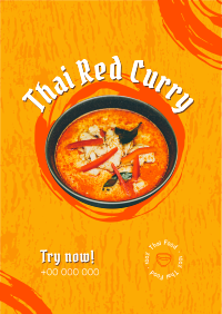 Thai Red Curry Flyer