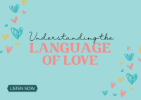 Language of Love Postcard