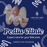 Kiddie Pediatric Clinic Instagram Post Design