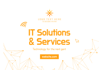 IT Solutions Postcard