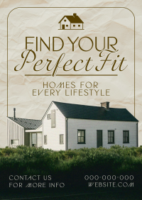 Rustic Real Estate Poster