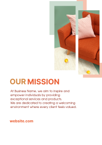 Our Mission Furniture Poster