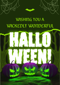 Halloween Greeting Poster