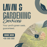 Professional Lawn Care Services Instagram Post