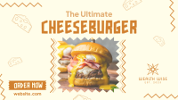 Classic Cheeseburger Facebook Event Cover Image Preview