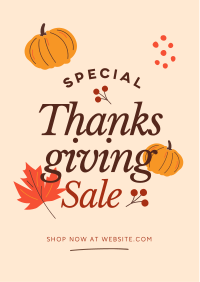 Thanksgiving Sale Flyer